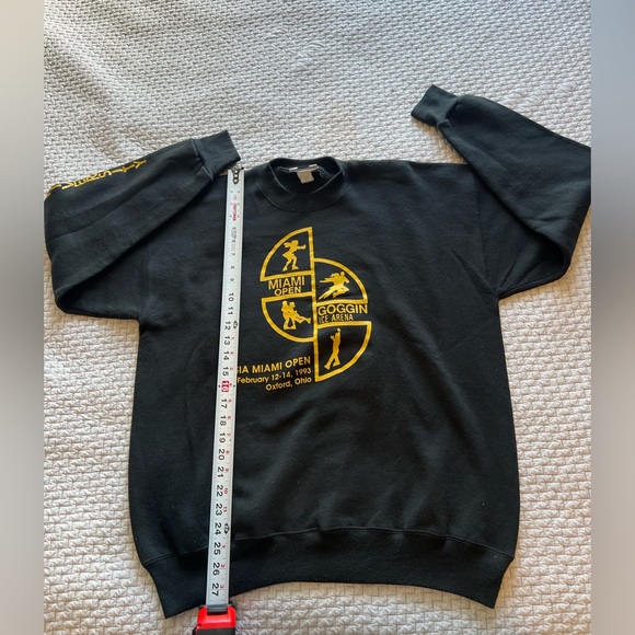 Vintage 1993 ISIA Miami Open Ice Skating Crewneck Sweatshirt Size XL - no flaws - Picture 6 of 8